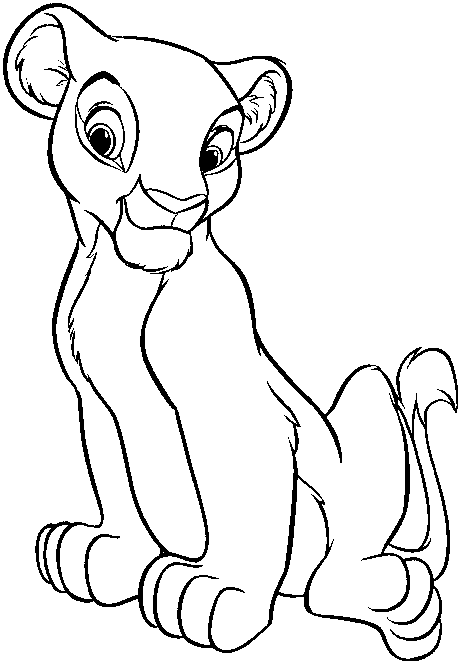 nala lion king coloring pages - photo #8