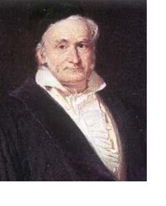 Carl Friedrich Gauss (1777 - 1855)